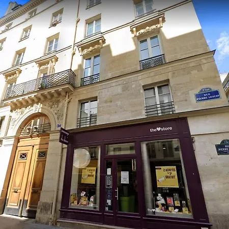Casalionelparis Charming 1820 Flat With Ac, Elevator, Queen Bed, Near Le Louvre