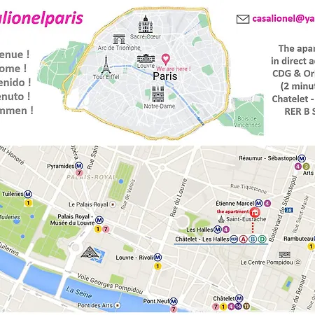 Appartamento Casalionelparis Charming 1820 Flat With Ac, Elevator, Queen Bed, Near Le Louvre *